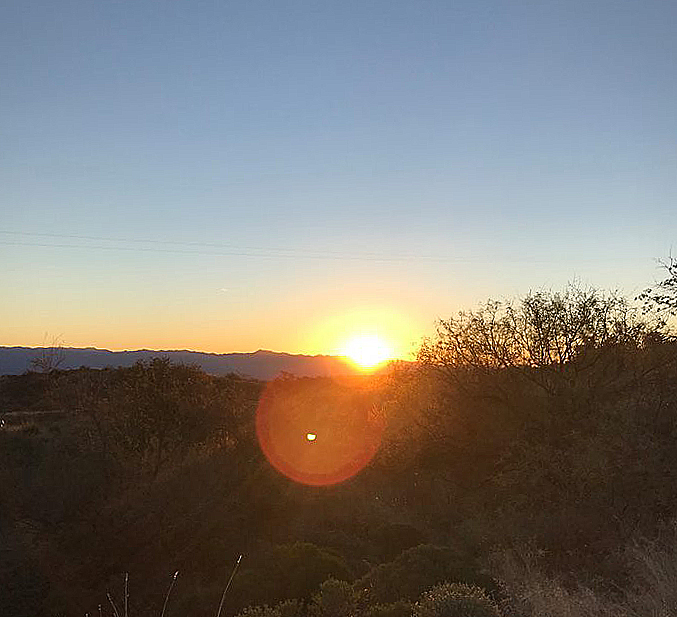 Sunrise at Oracle State Park