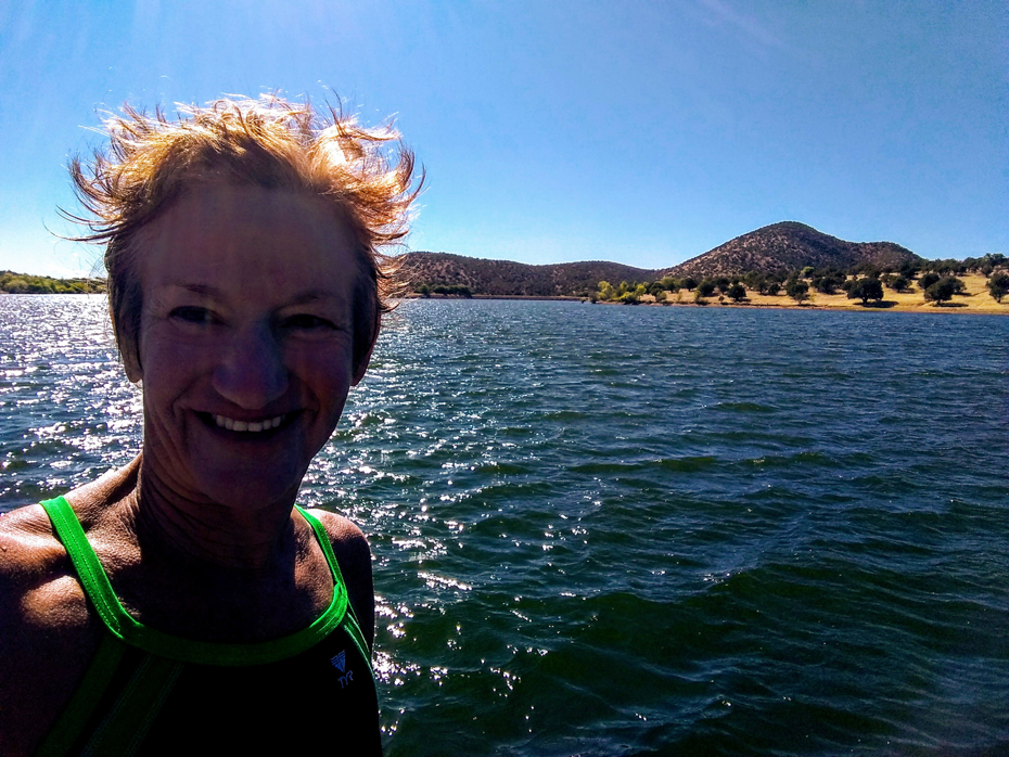 Kathleen Bober at Parker Canyon Lake Arizona