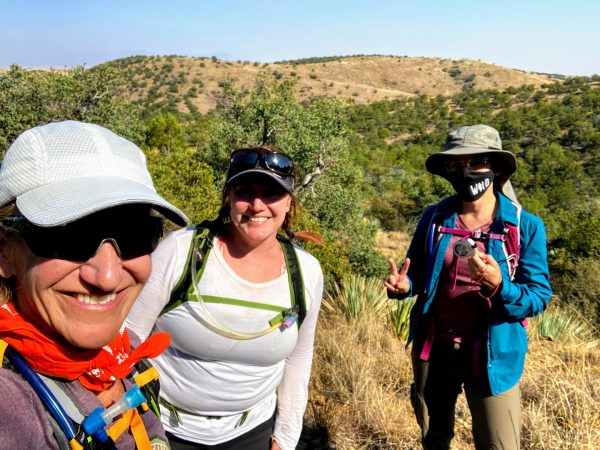 Kathleen Bober and friends on the Arizona Trail