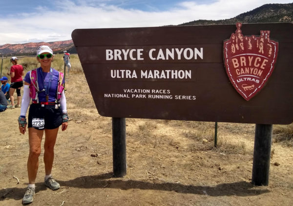 Kathleen Bober at the Bryce Canyon 30k Trail Race