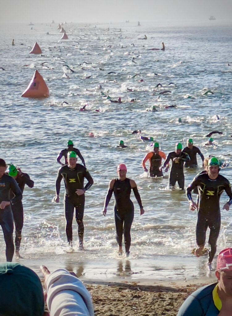 Kathleen Bober at the Ironman Santa Cruz 70.3