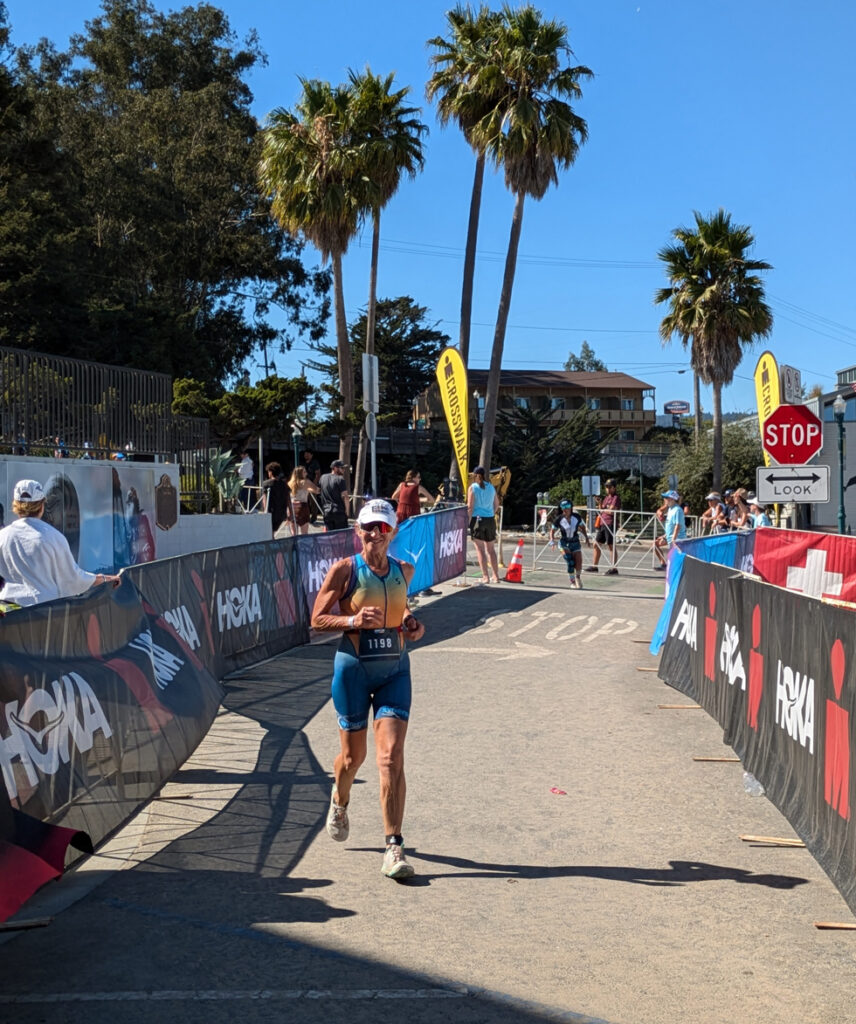 Kathleen Bober at the Ironman Santa Cruz 70.3