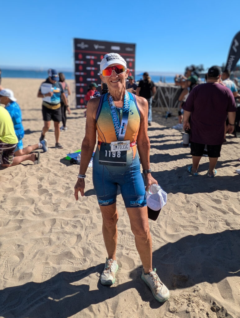 Kathleen Bober at the Ironman Santa Cruz 70.3